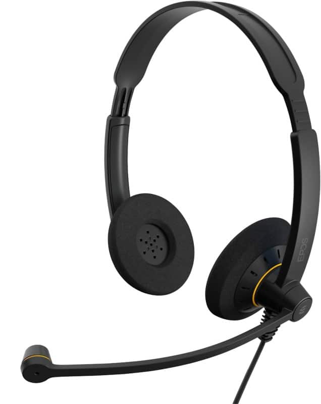 EPOS SC USB ML 60 Wired Stereo Headset Over-the-head Noise Cancelling Microphone USB Black