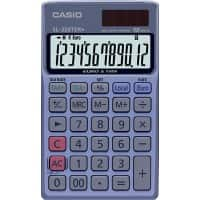 Casio Pocket Calculator SL-320TER+ 12 Digit Display Blue