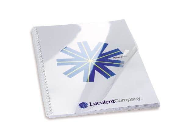 GBC HiClear Binding Cover A4 Transparent Pack of 50