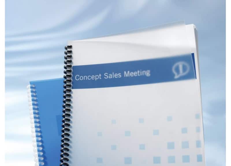 GBC PolyClearView Binding Cover A4 500 Microns Transparent Pack of 100