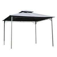 Outsunny Gazebo 84C-115 Black, Grey 2640 x 3000 x 3000 mm