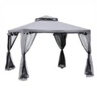 Outsunny Gazebo 84C-133GY Grey 2650 x 2940 x 2940 mm