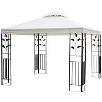 Outsunny Gazebo 84C-147 Black, Cream 2600 x 3000 x 3000 mm