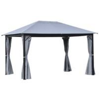 Outsunny Gazebo 84C-188V01BK Grey 2700 x 3970 x 2970 mm