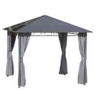 Outsunny Gazebo 84C-212 Dark Grey 2700 x 3000 x 3000 mm