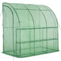 OutSunny Greenhouse 1.2 x 2.14 x 2.15 m Green