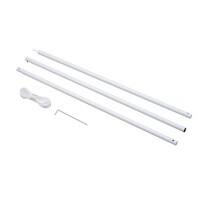 Outsunny Sail Shade Pipe White