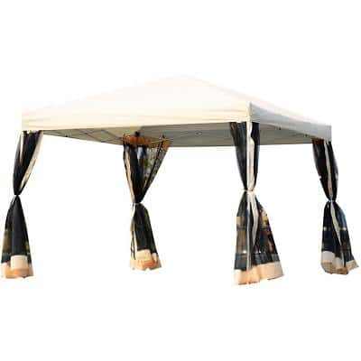 Outsunny Pop-Up Tent Beige 2550 x 2970 x 2970 mm