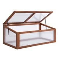 OutSunny Greenhouse Brown 400 x 1000 x 650 mm