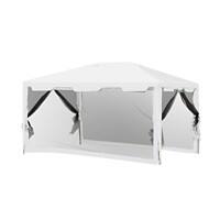 Outsunny Party Tent Black, White 2550 x 2950 x 3950 mm