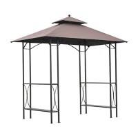 Outsunny BBQ tent Black 2550 x 1500 x 2500 mm