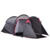 OutSunny Camping Tent A20-173CG Dark Grey 426 (W) x 206 (D) x 154 (H) cm Water Resistant