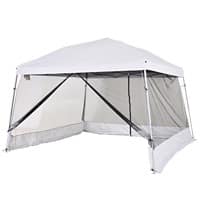 OutSunny Folding Gazebo White 2600 x 3600 x 3600 mm