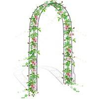 Outsunny Garden Arch 844-221 Black 2260 x 1200 x 300 mm