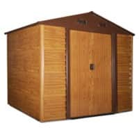 OutSunny Garden Storage Shed 2.78 x 1.95 x 2.15 m Brown