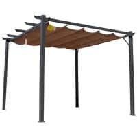 Outsunny Gazebo Brown 2230 x 3000 x 3000 mm