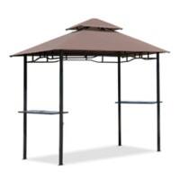 Outsunny Gazebo Coffee 2550 x 1500 x 2450 mm