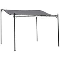 Outsunny Gazebo Grey 2500 x 2970 x 2970 mm