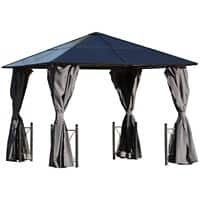 Outsunny Gazebo Grey 2630 x 3000 x 3000 mm