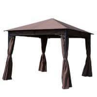 Outsunny Gazebo 01-0873 Coffee 2700 x 3000 x 1950 mm