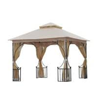 Outsunny Gazebo 84C-005 Beige 2750 x 3000 x 3000 mm