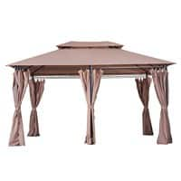 Outsunny Gazebo 84C-050 Khaki 2650 x 4000 x 3000 mm