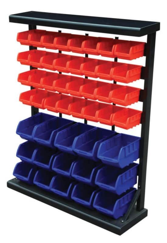 GPC Bin Rack 47 Drawers Blue, Red GIL47Z 285 mm x 1150 mm x 930 mm (DxHxW)