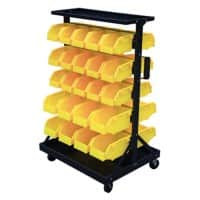 GPC Bin Trolley Black GIL46Y 46 Bins 560 mm x 1120 mm x 660 mm (DxHxW)