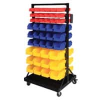 GPC Bin Trolley 90 150 kg 660 x 570 x 1,320 mm Black