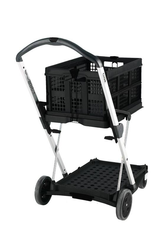 GPC Folding Trolley 60 kg 890 x 550 x 1,030 mm Black or Red