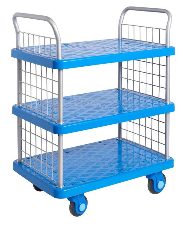 ProPlaz Super Silent  Shelf Trolley 300 kg 900 x 600 x 1,200 mm Blue