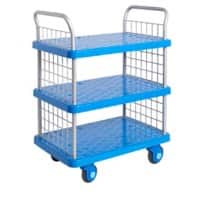 ProPlaz® Super Silent Trolley Blue PPS97Y 3 Trays 600 mm x 1200 mm x 900 mm (DxHxW)