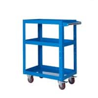 GPC Reversible Tray/Shelf Trolley Blue TI357Y 2 Trays 500 mm x 910 mm x 820 mm (DxHxW)
