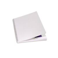 GBC Linen Weave Binding Cover A4 250 gsm White Pack of 100