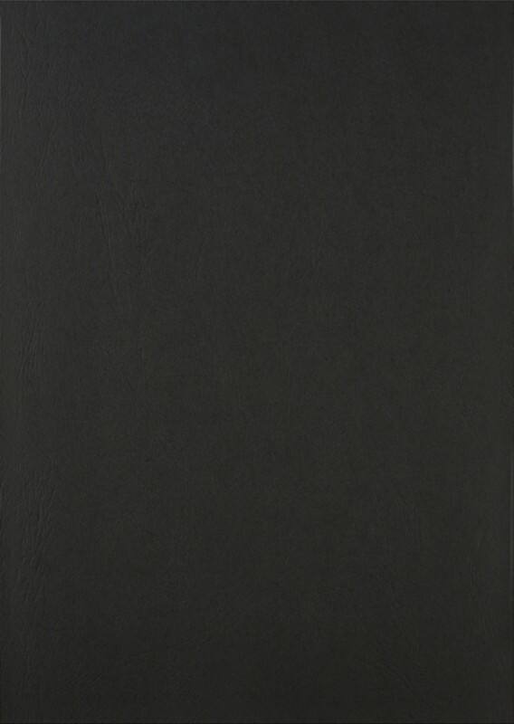 GBC Leather Grain Binding Cover A4 250 gsm Black Pack of 50