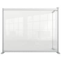 Nobo Protection Screen Premium Plus Modular System Extension Transparent 1200 x 1000 mm