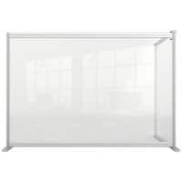 Nobo Protection Screen with Modular System Extension Premium Plus Acrylic Transparent 1400 x 1000 mm