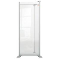 Nobo Protection Screen with Modular System Extension Premium Plus Acrylic Transparent 400 x 1000 mm