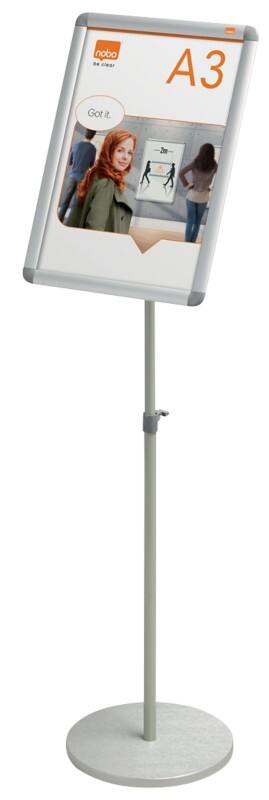 Nobo Premium Plus Display Stand A3 Silver
