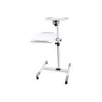 ProperAV Mobile Workstation 1,100 mm (H) Melamine, Steel