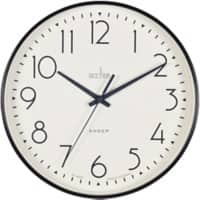 Acctim Wall Clock 22563 25 x 25 x 4 x 25 cm Black