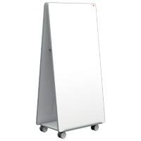 Nobo Move & Meet Mobile Whiteboard Magnetic Lacquered Steel Double Sided 90 (W) x 180 (H) cm