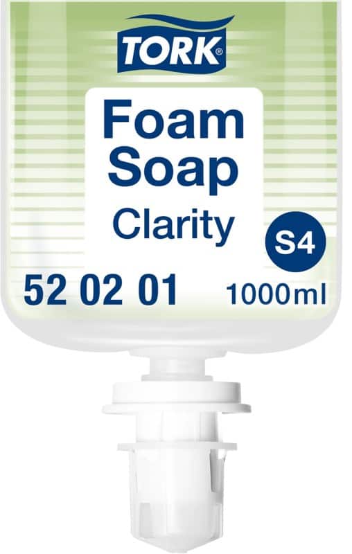 Tork S4 Clarity Hand Soap Foam Transparent 1 L