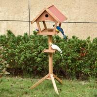 PawHut Bird Stand D10-058 1390 x 490 x 450 mm Cream