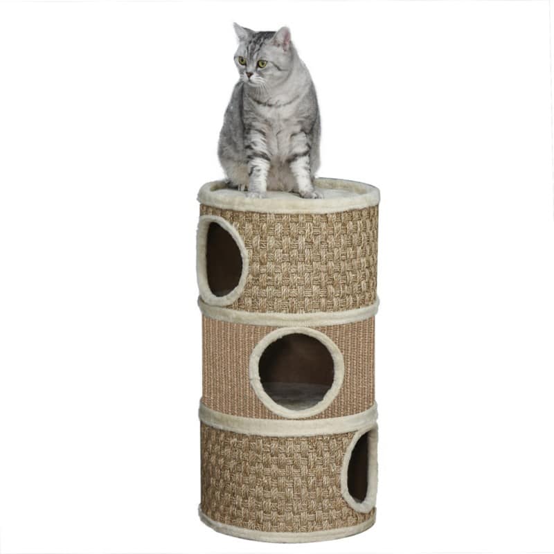 PawHut Cat House D30-326 700 x 375 x 375 mm Brown