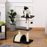 PawHut Cat Tree D30-351 720 x 400 x 350 mm Grey