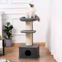 PawHut Cat Tree D30-372 960 x 450 x 400 mm Grey