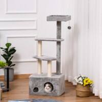 PawHut Cat Tree D30-374 1250 x 520 x 420 mm Grey