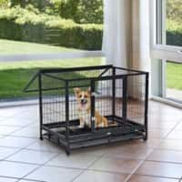 PawHut Dog Cage D02-020 750 x 920 x 620 mm Black