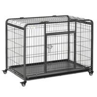 PawHut Dog Cage D02-052V01 780 x 1095 x 710 mm Grey